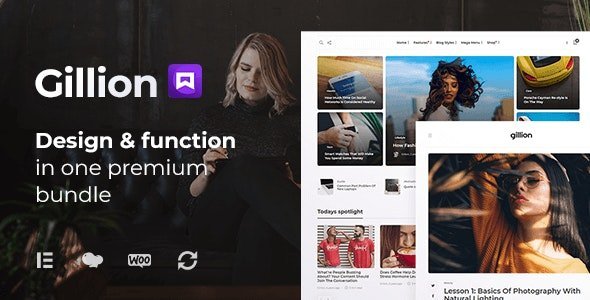 Gillion – Multi-Concept Blog/Magazine & Shop WordPress Theme