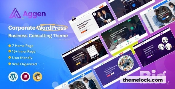 Aggen – Business Consulting Theme